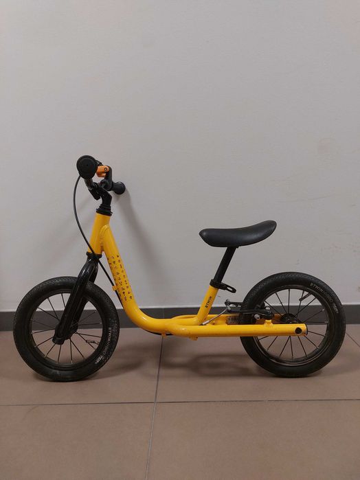 Rowerek biegowy dziecięcy Btwin Runride 900 12" aluminium.