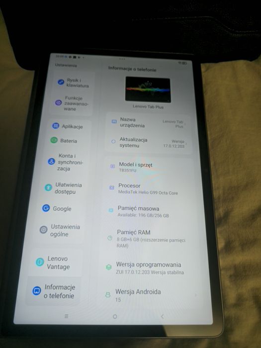 Zamienię tablet lenovo tab plus 11. 5