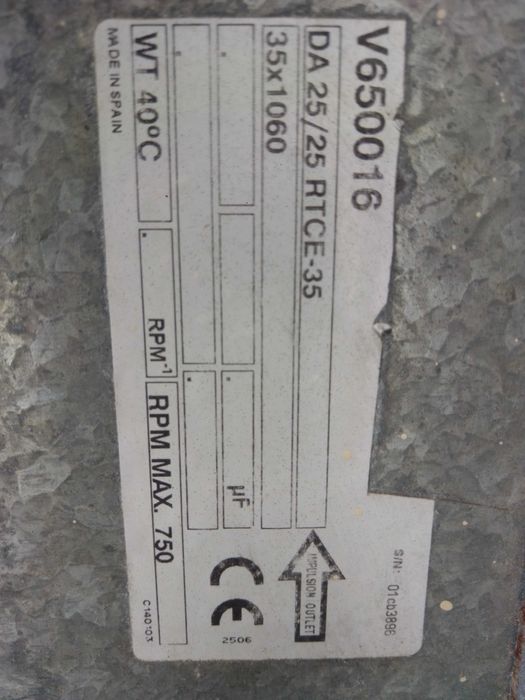 Ventilador evaporativo industrial