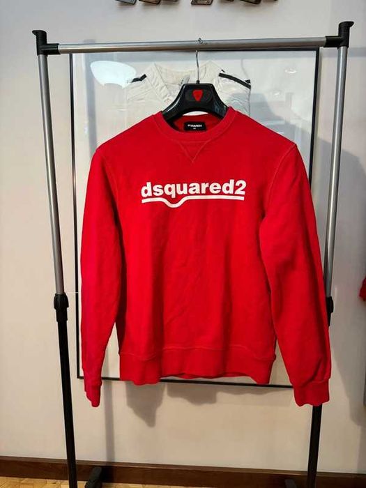 Bluza Dsquared2 Big Logo Red Sweatshirt S/M