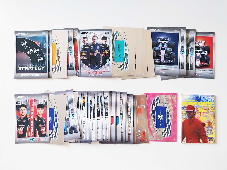 40 cards (36 diferentes) F1 2025 Turbo Attax | Topps formula1 f1 lote ou venda avulso