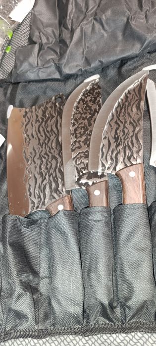 Професійні ковані ножі з дамаської сталі