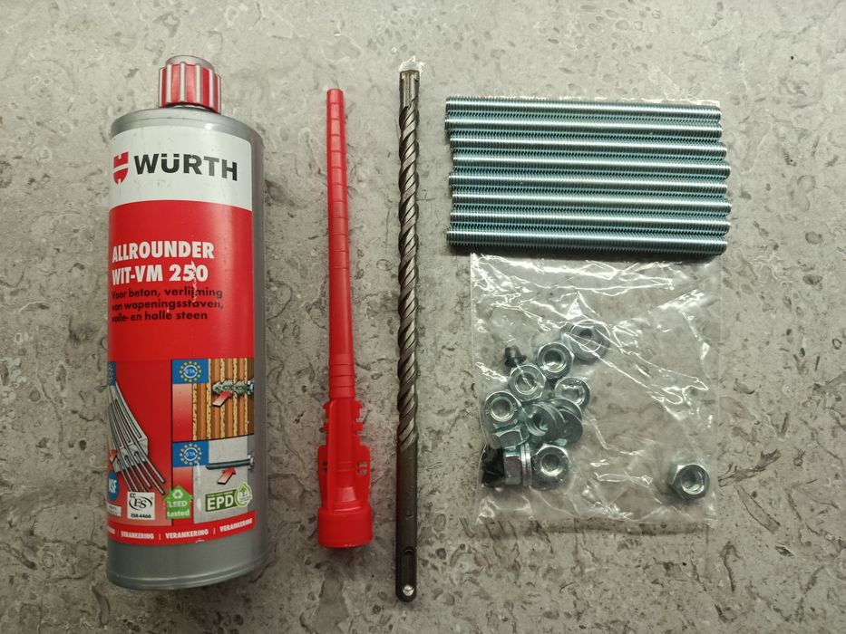 Zestaw Wurth do betonu X6