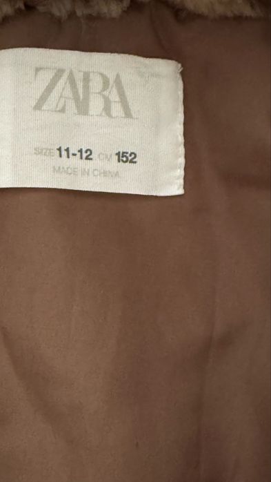Жилетка Zara хутряна леопардова