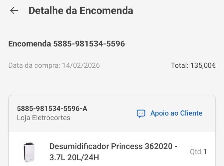 Desumidificador princess