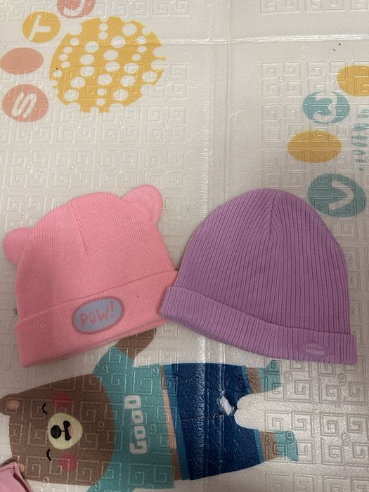 Шапочки на дівчинку 0-1 , 1-2 рочки