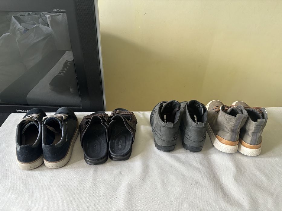 Geox 43 кросівки шкіряні ecco