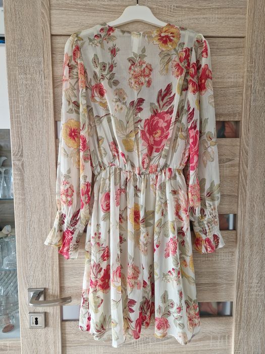 Sukienka w kwiaty h&m s
