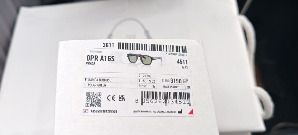Óculos Sol Prada PR A16S 17N20G