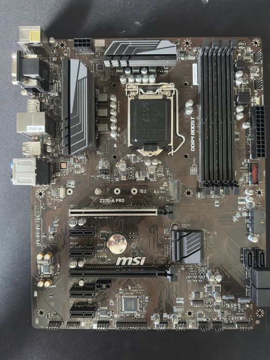 Płyta główna MSI Z370-A PRO uszkodzony socket!!!