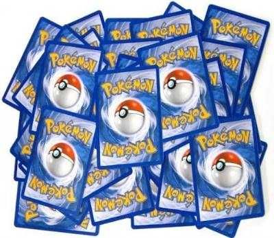 Conjuntos cartas (bulk), e parafernália Pokémon