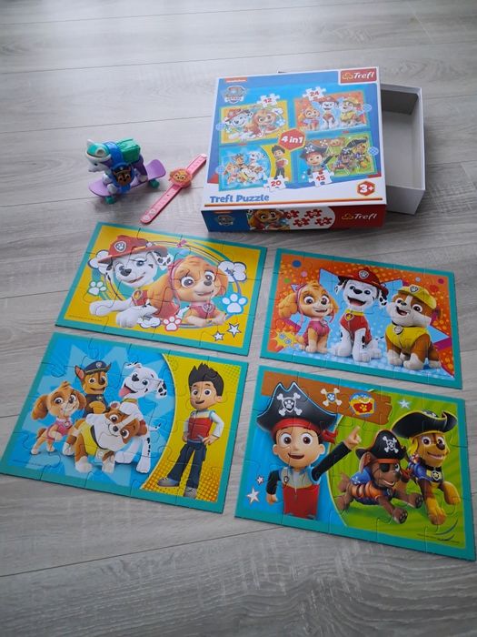 Puzzle 4 w 1 figurka gratis