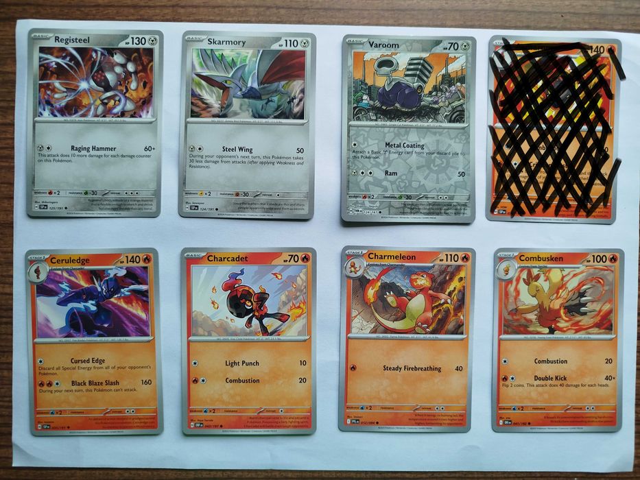 Cartas Pokémon TCG Bu 1.1
