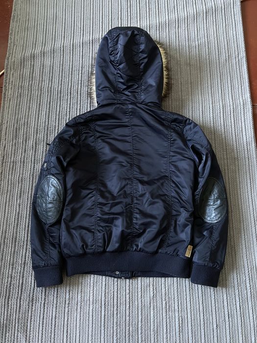 Opium y2k аляска куртка бомбер с мехом