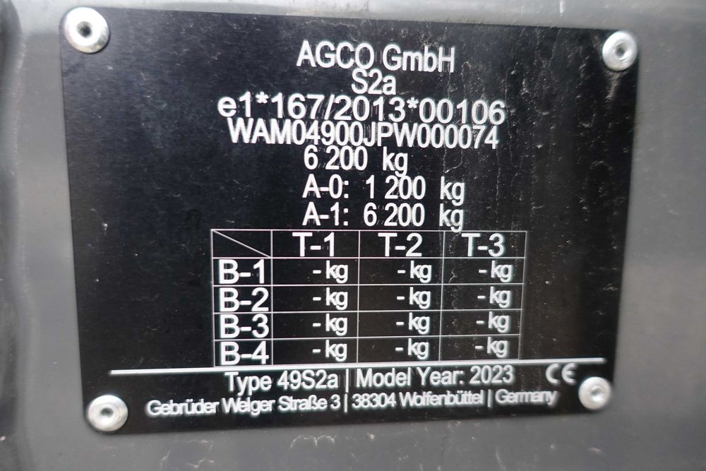 NOWA Prasoowijarka Massey Ferguson RB 3130F (fendt,Mchale,claas)