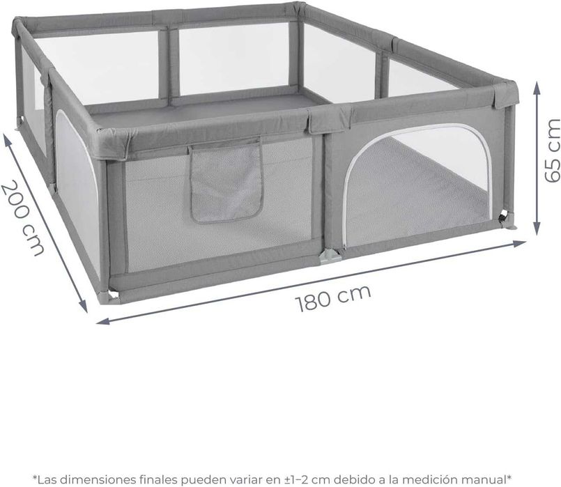 Parque Infantil XXL (200x180cm) - Como Novo (Usado 1 mês)