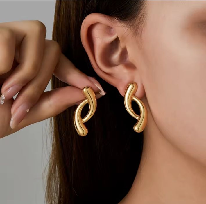 Kolczyki ze stali nierdzewnej - nowe