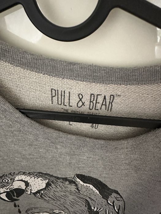 Ładna szara bluza Pull and Bear L