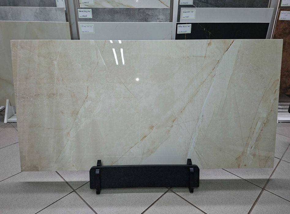 Polerowany gres Lamina Cream 60x120 Gat I | OD RĘKI | HIT | DOSTAWA