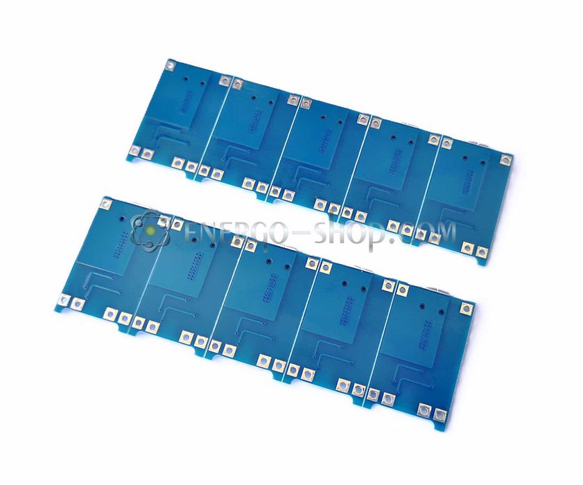 10шт/лот TP4056 Micro USB Плата зарядки с защитой для Li-ion АКБ