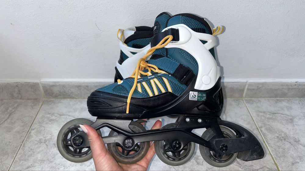 Patins em Linha FIT 5. Marca Oxelo.