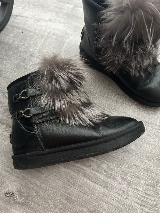 Botki zimowe z naturalnej skóry