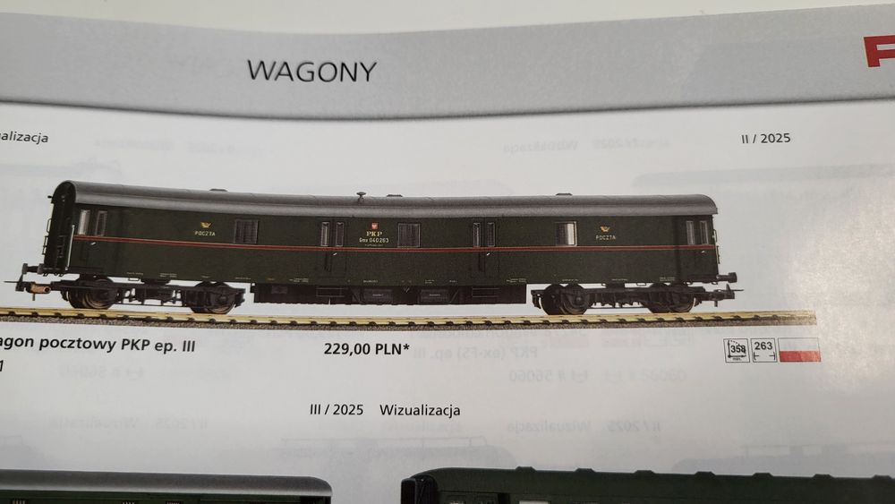 PIKO katalog nowości modelarskich H0 na 2025 r.  j.polski  56 str NOWY