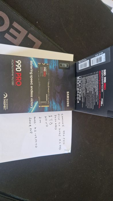 Disco SSD Samsung 990 Pro, pcie 4.0 nvme m.2