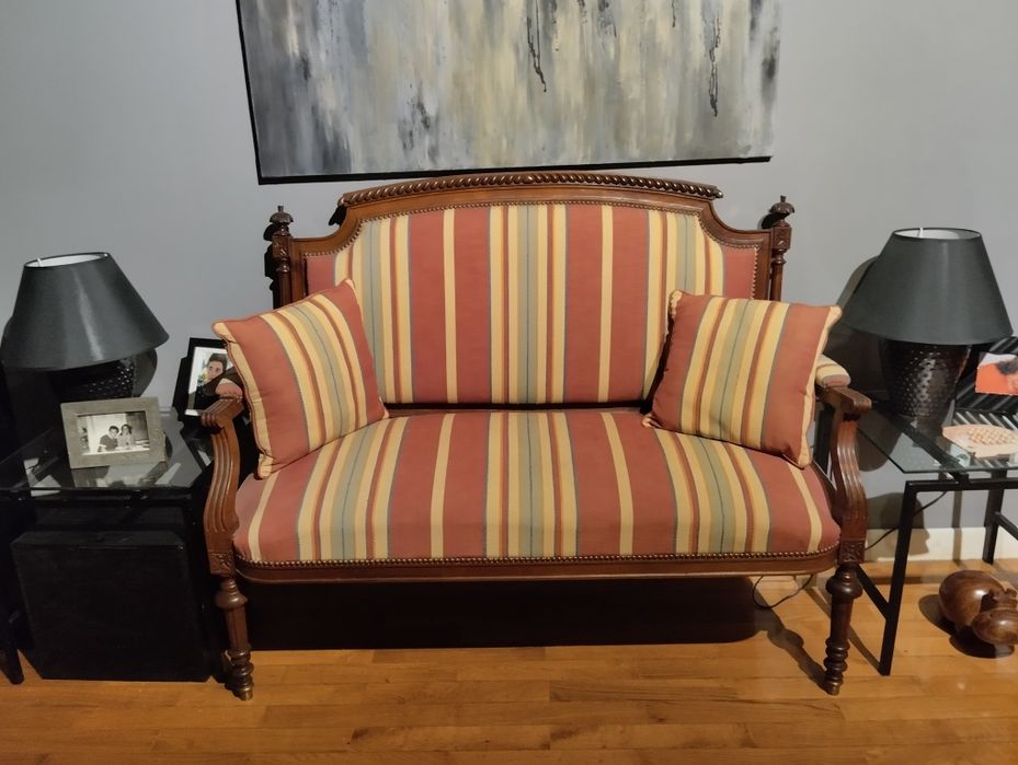 Cadeirão / canapé Luís XV como novo. l