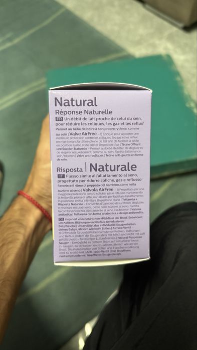 Pack 2 Biberões Philips Avent Natural Response 125 ml