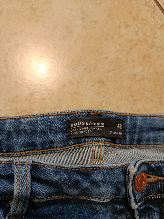 Jeansy damskie Xl zestaw wysoki