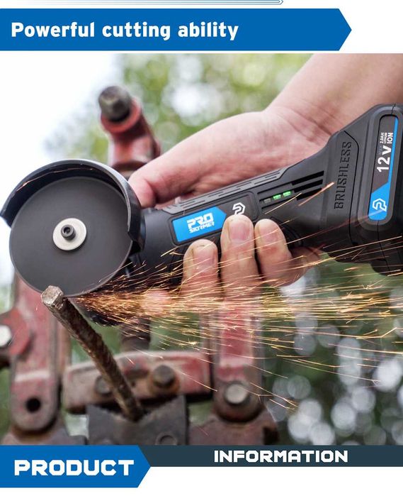 857 - Mini rebarbadora 12v 18500rpm bateria 2000mah discos 10mm