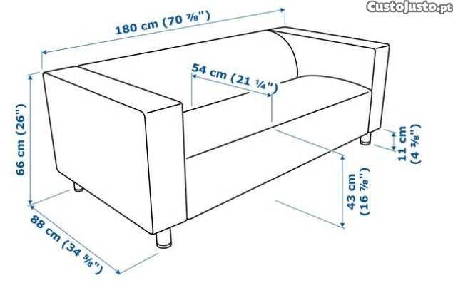 Sofá IKEA nunca usado super preço. Preto. Já montado