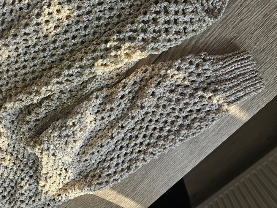 Ażurowa letnia narzutka