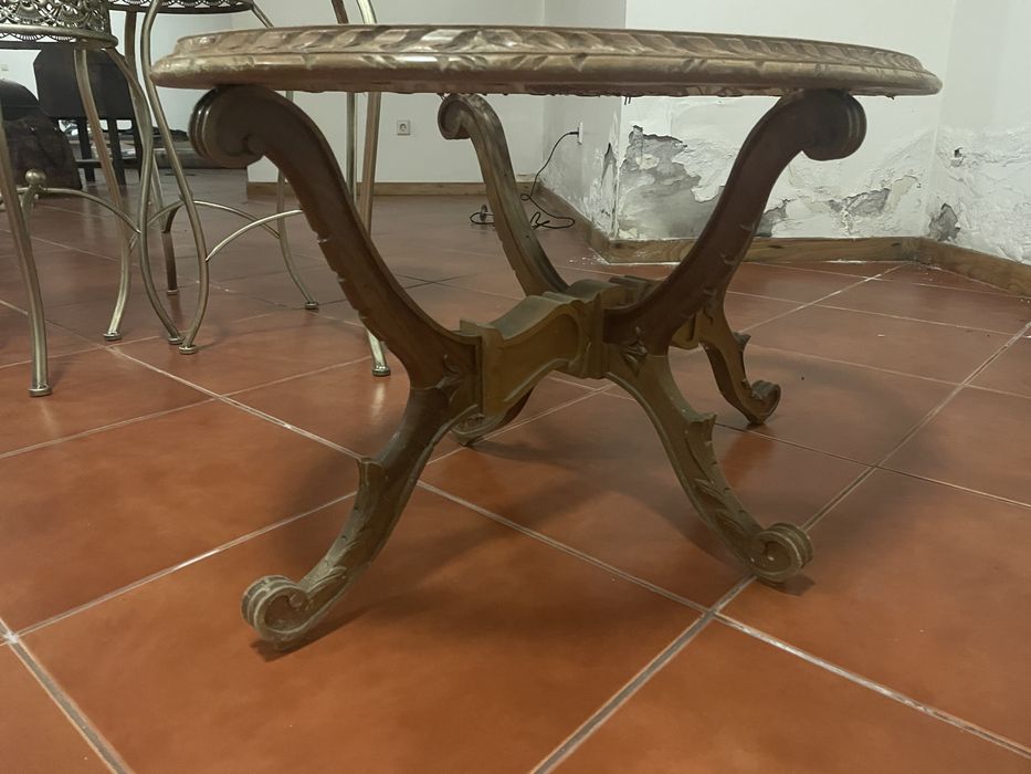Mesa madeira decorativa