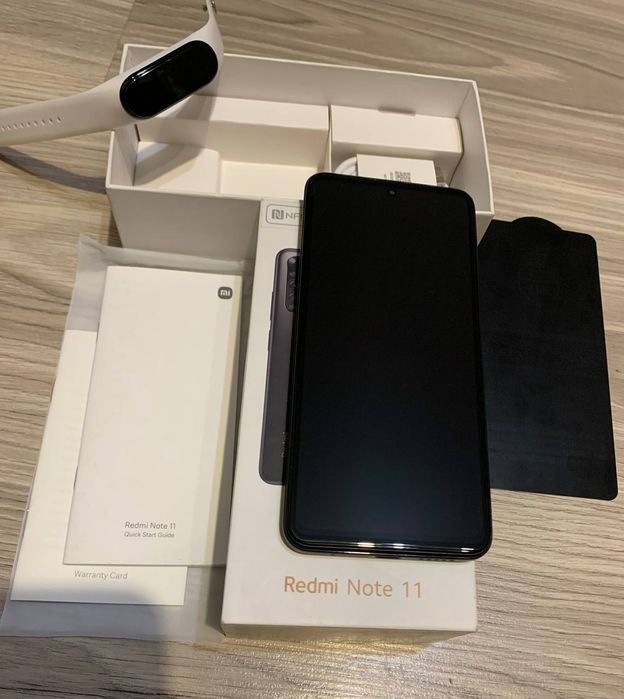 Xiaomi redmi note 11, 4/128Gb+ годинник