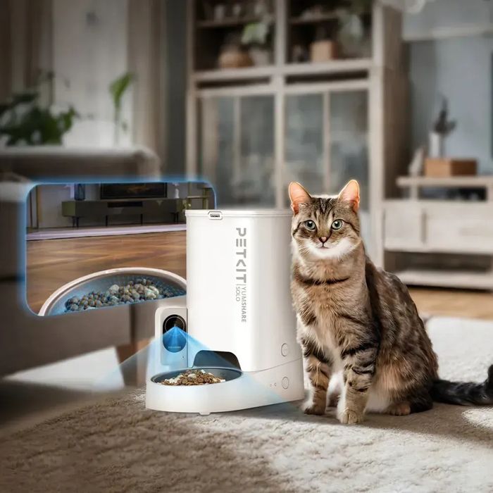 Petkit YumShare Solo with Camera смарт-годівниця для котів 3 л - білий