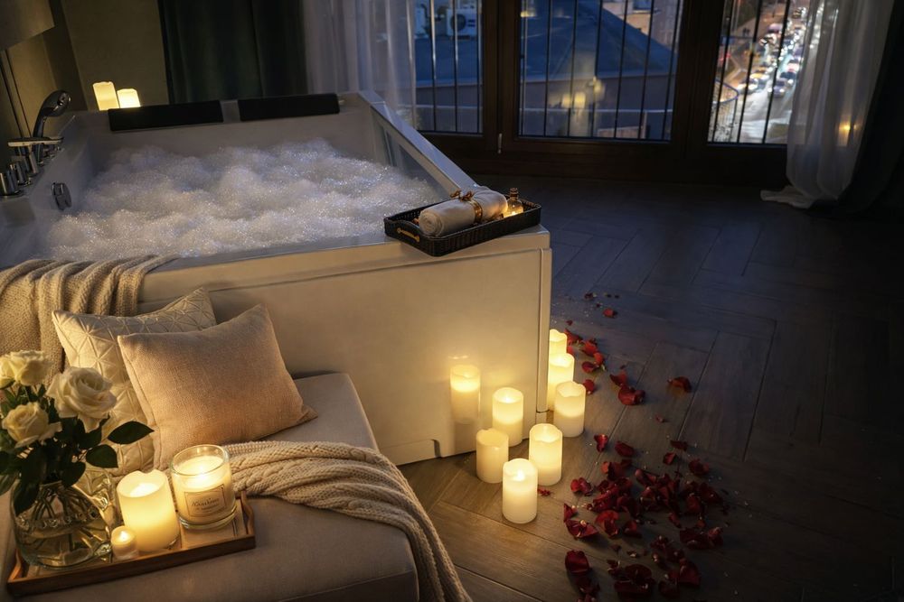 Panoramiczny Widok Jacuzzi Apartament Premium w Centrum przy Rynku M14