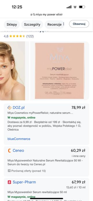 Miya myPOWERelixir serum rewitalizujące