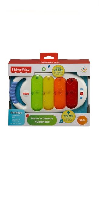 Музична іграшка Fisher-Price Кольоровий ксилофон зі світловим ефектом