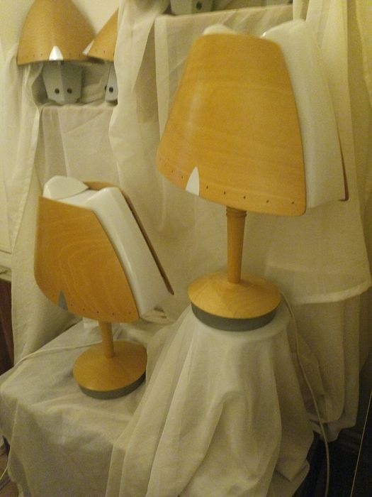 Unikat!  Oferuję komplet 4 lamp kultowej serii "Harmonie"marki Lucid,