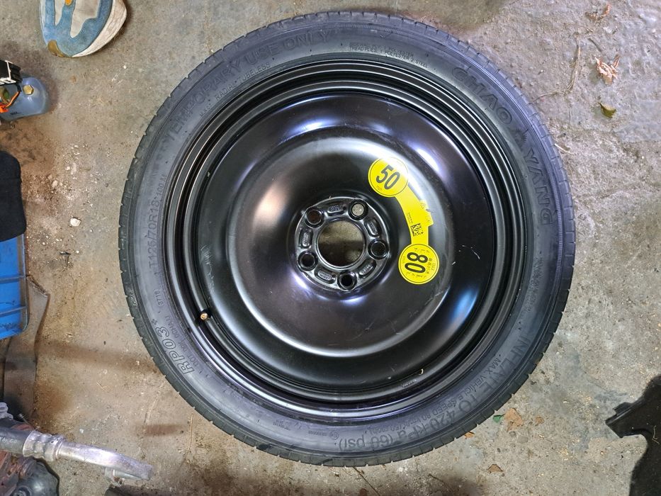 Koło zapasowe dojazdowka volvo r18 5x108