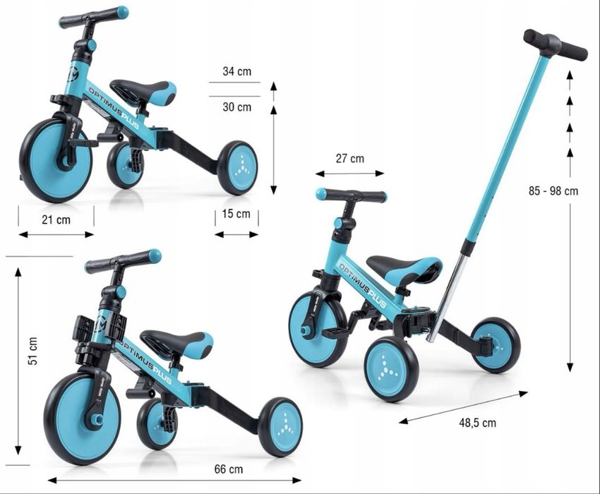 Rowerek 4w1 Optimus Plus