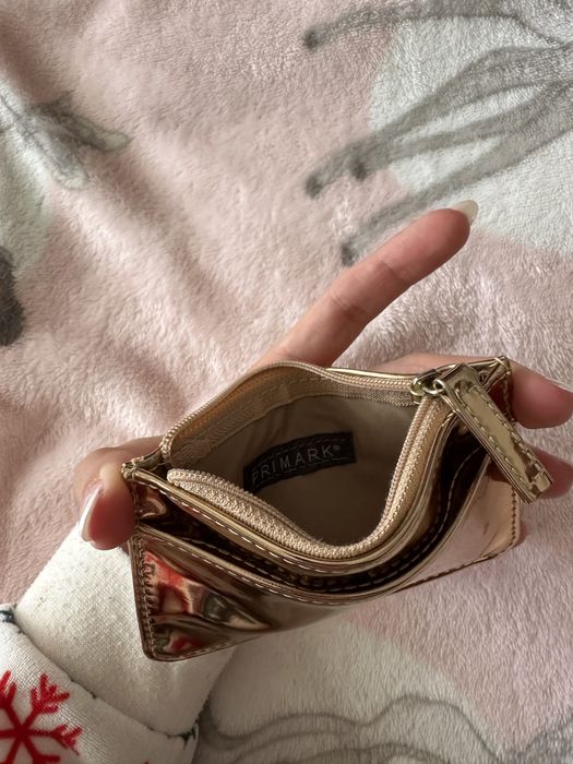 Porta Moedas/ Cartões Dourado