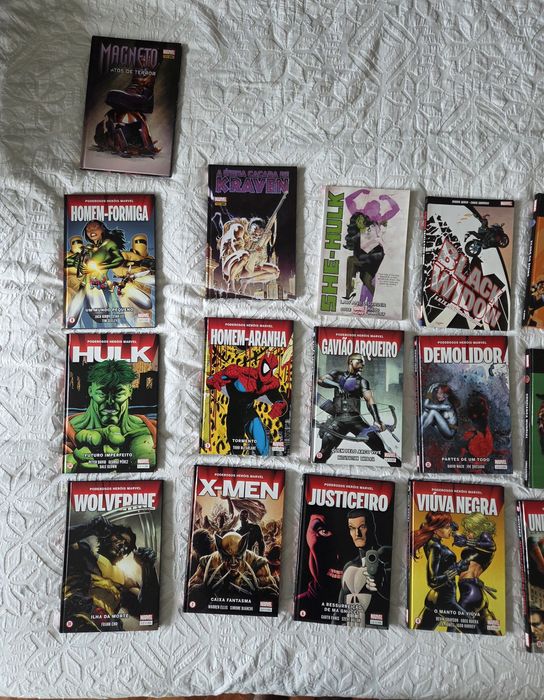 Livros Marvel BD, Venda separada ou em conjunto.