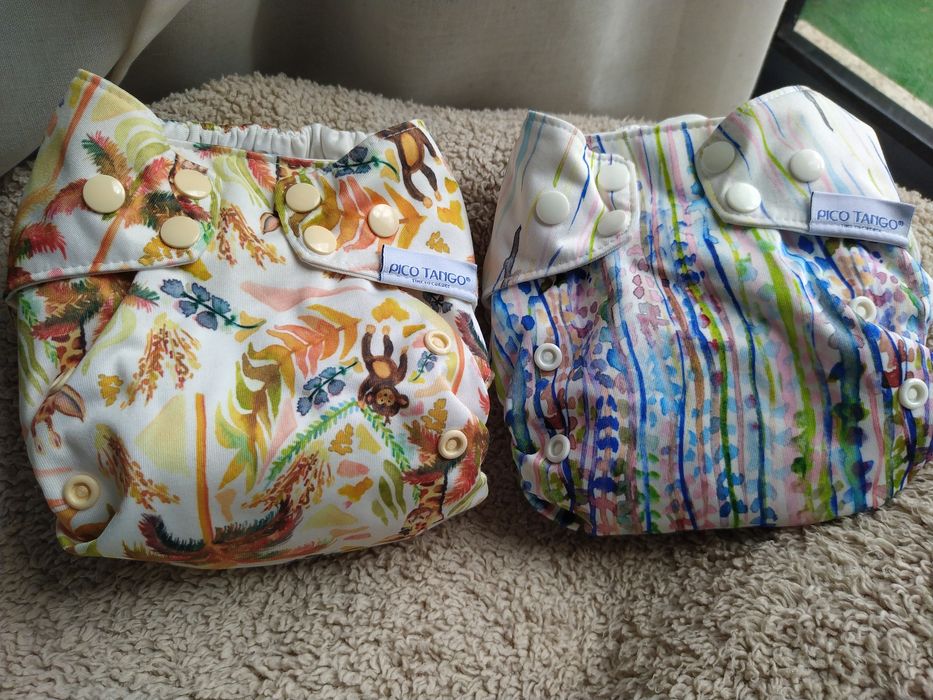 4 Fraldas reutilizáveis Pico Tango
