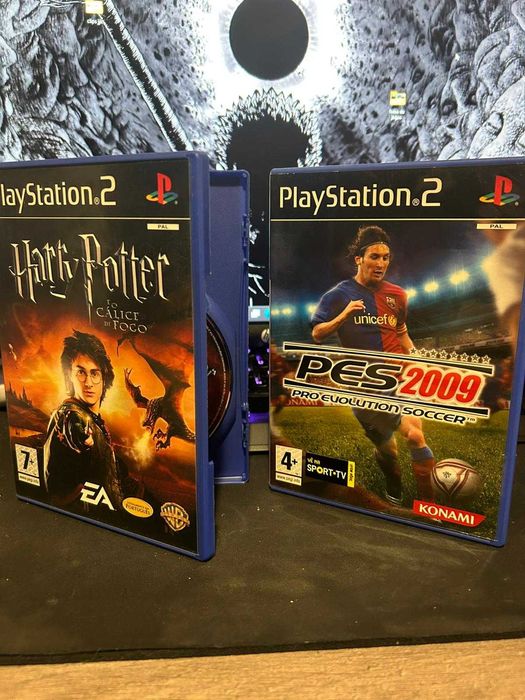 Harry Potter e o Cálice de Fogo e Pes 2009 - Playstation 2