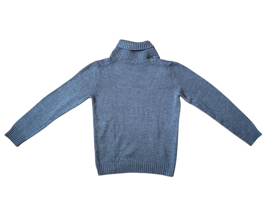 Чоловічий в'язаний светр bikkembergs, сірий, розмір XL, Італія.