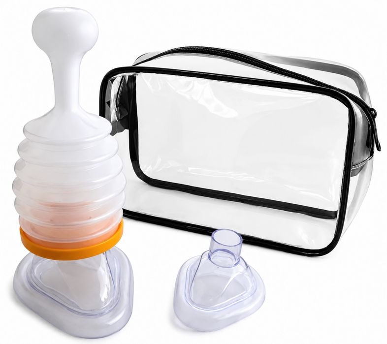 Kit anti-engasgamento adulto/criança novo