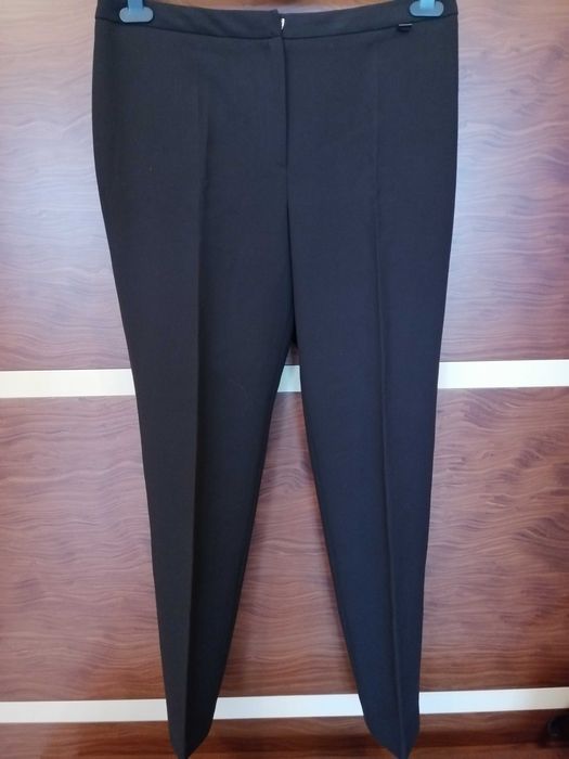 Spodnie materialne damskie czarne